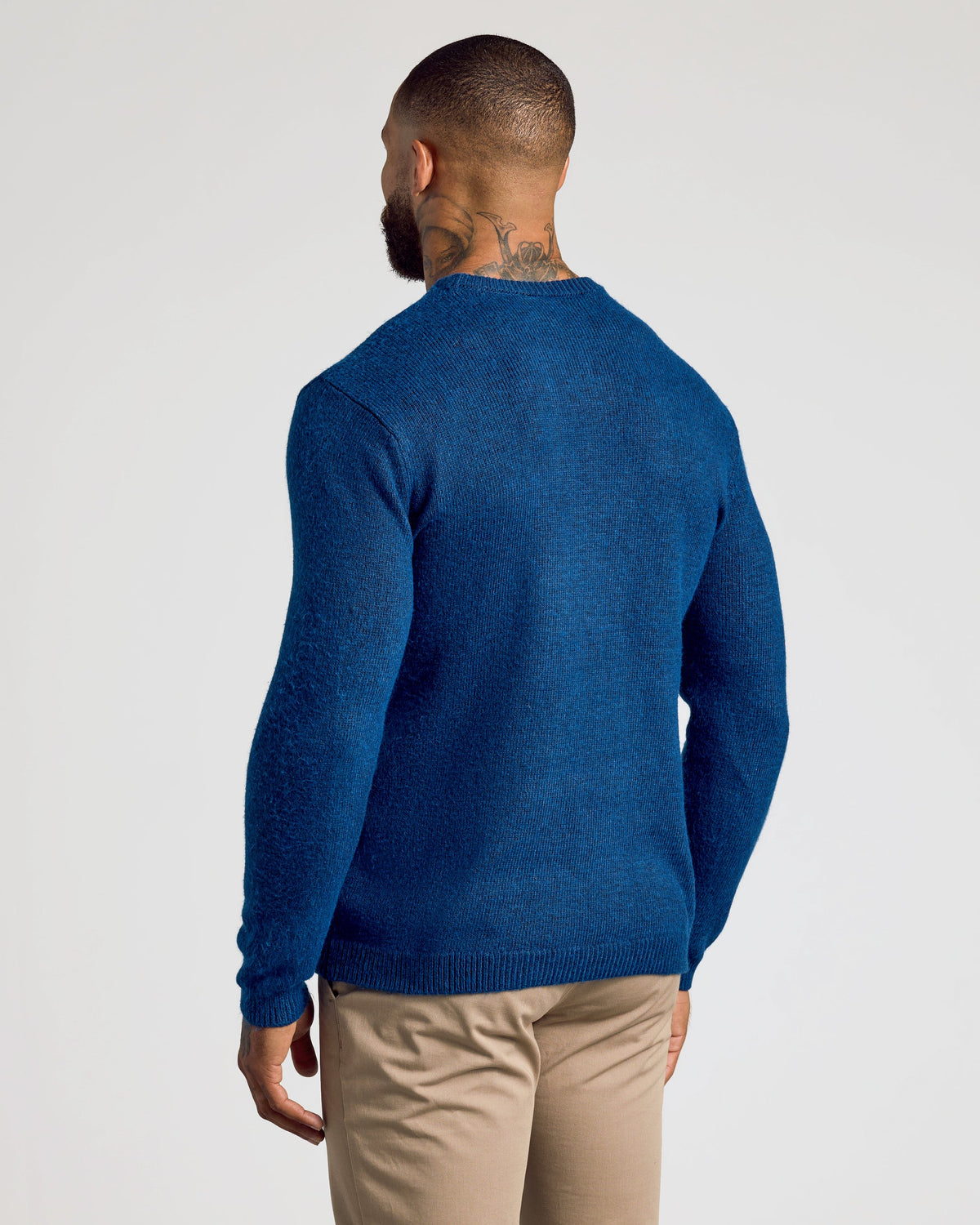 Heather Fiord Marled Crew Neck Sweater