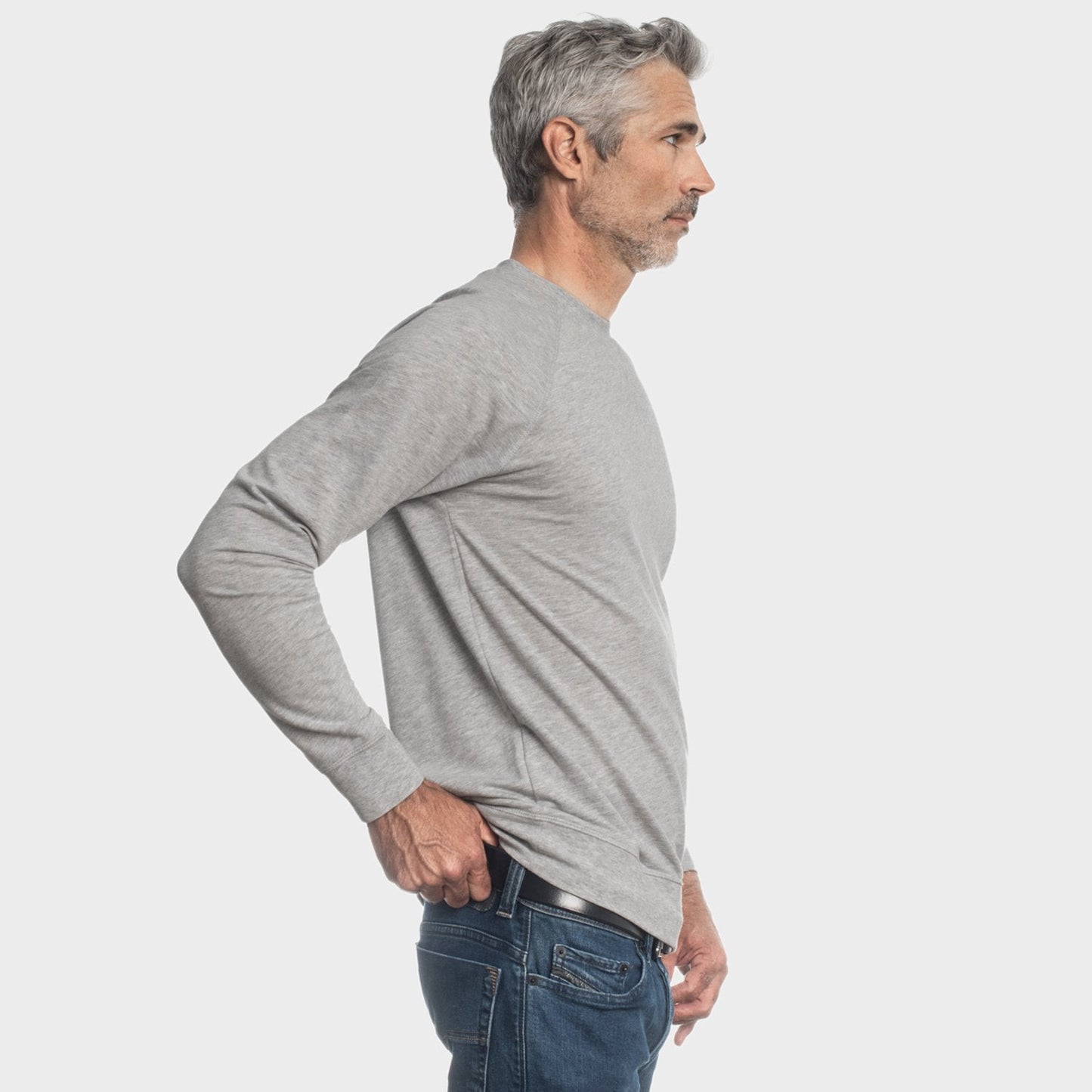 Heather Gray French Terry Sweatshirt