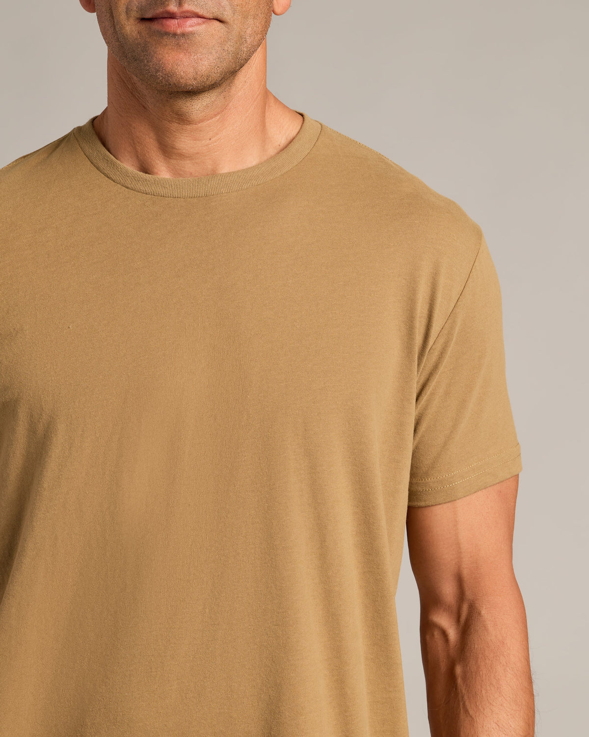 Tan 499 Classic Crew Neck