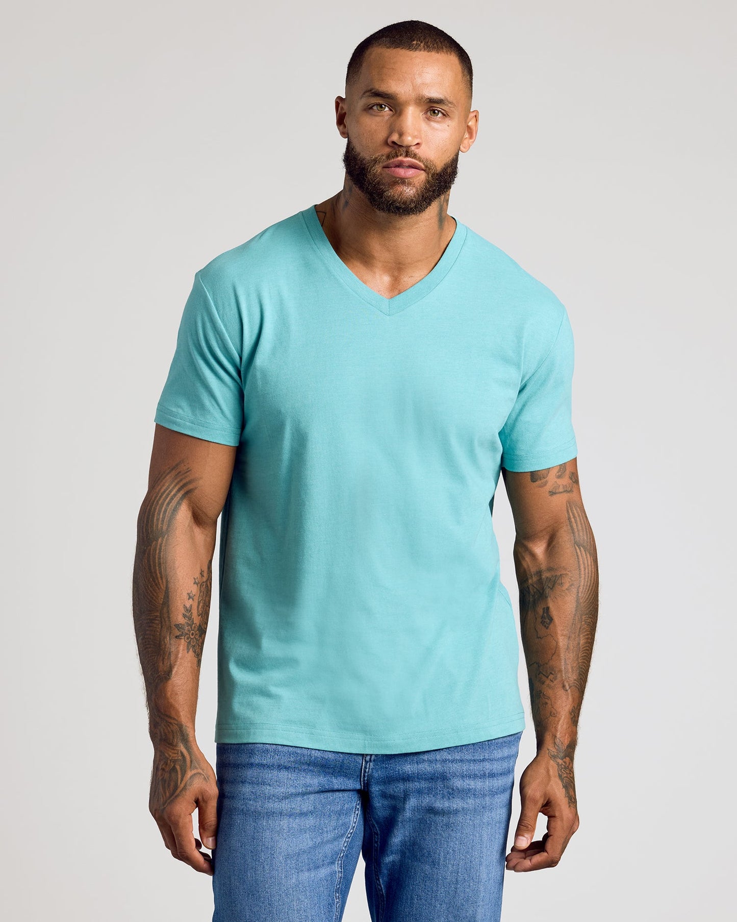 Dark Heather Oceanic V-Neck Tee