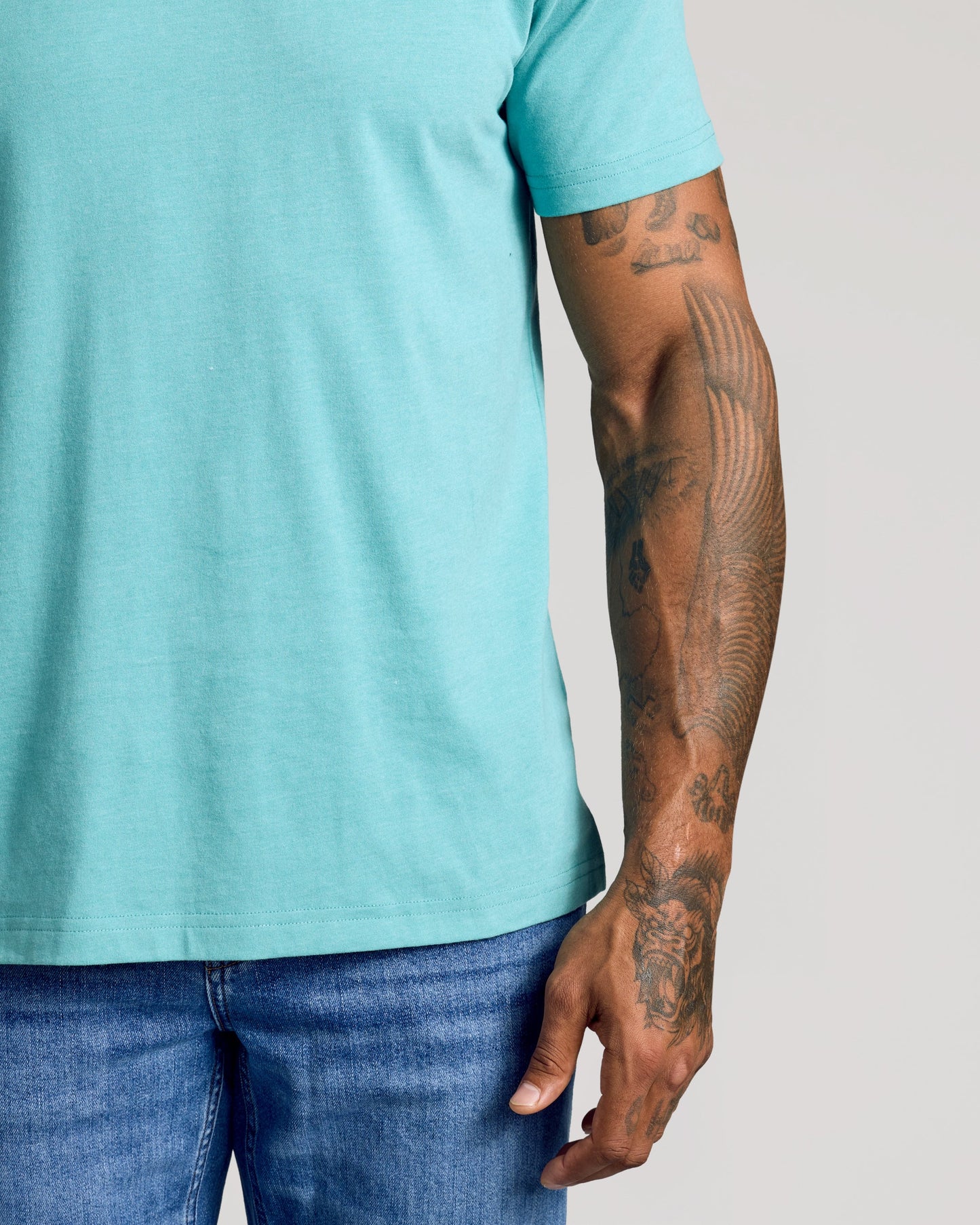 Dark Heather Oceanic V-Neck Tee