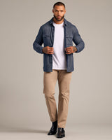 Navy Shirt Jacket
