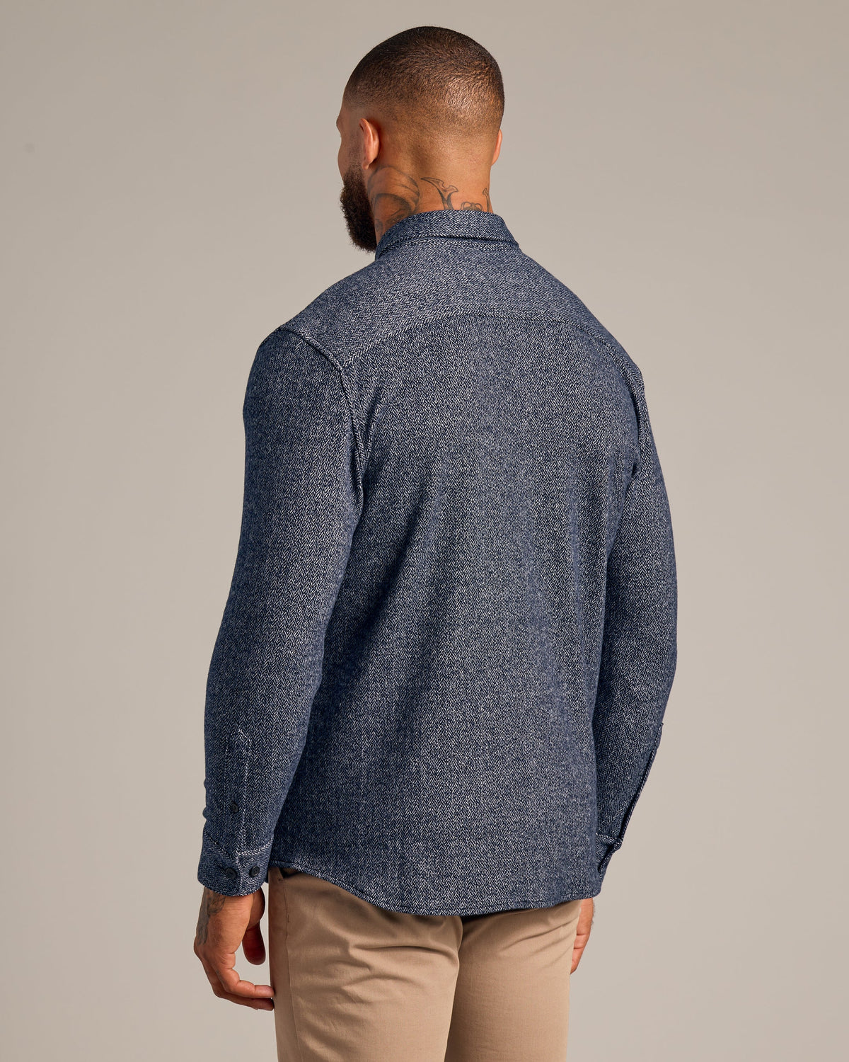 Navy Shirt Jacket