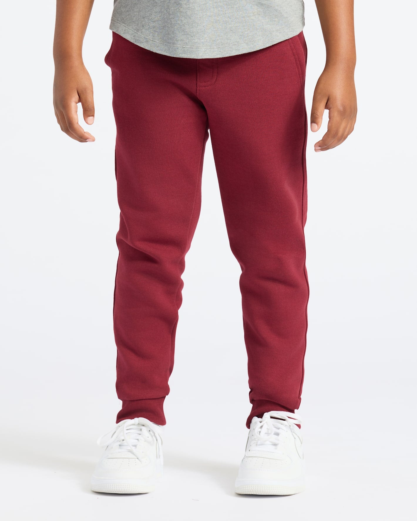 Boys' Dark Maroon Fleece Jogger