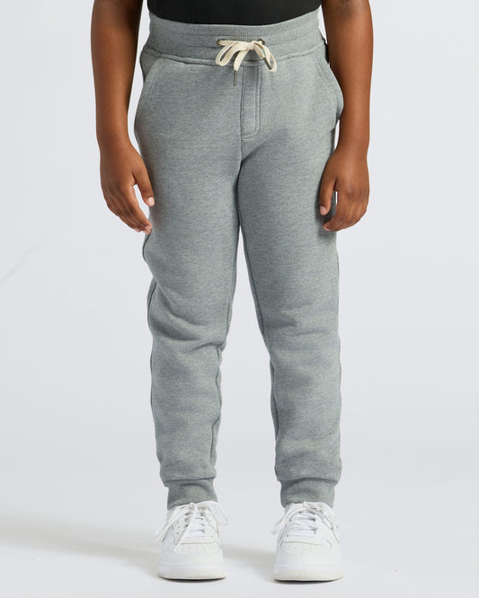 Boys' Medium Heather Gray Fleece Jogger