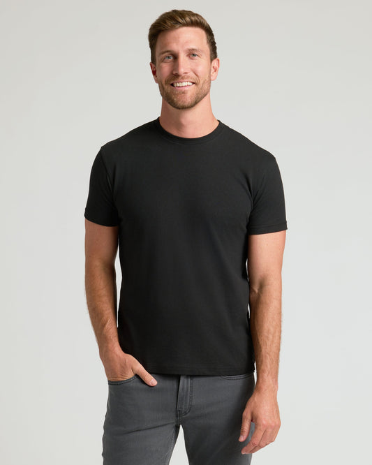 Black Classic Crew Neck
