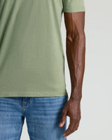 Dark Heather Bay Green Classic Crew Neck