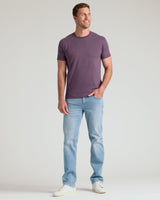 Dark Heather Plum Classic Crew Neck