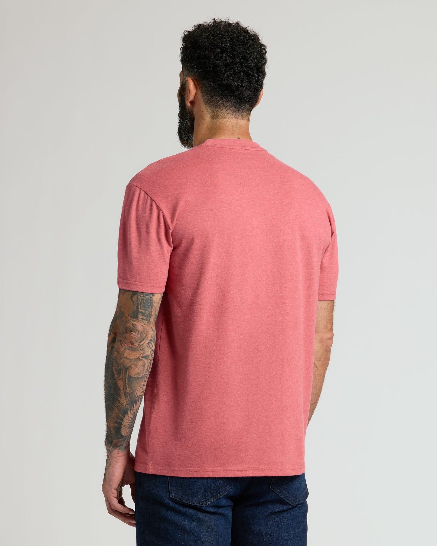 Heather Garnet Classic Crew Neck