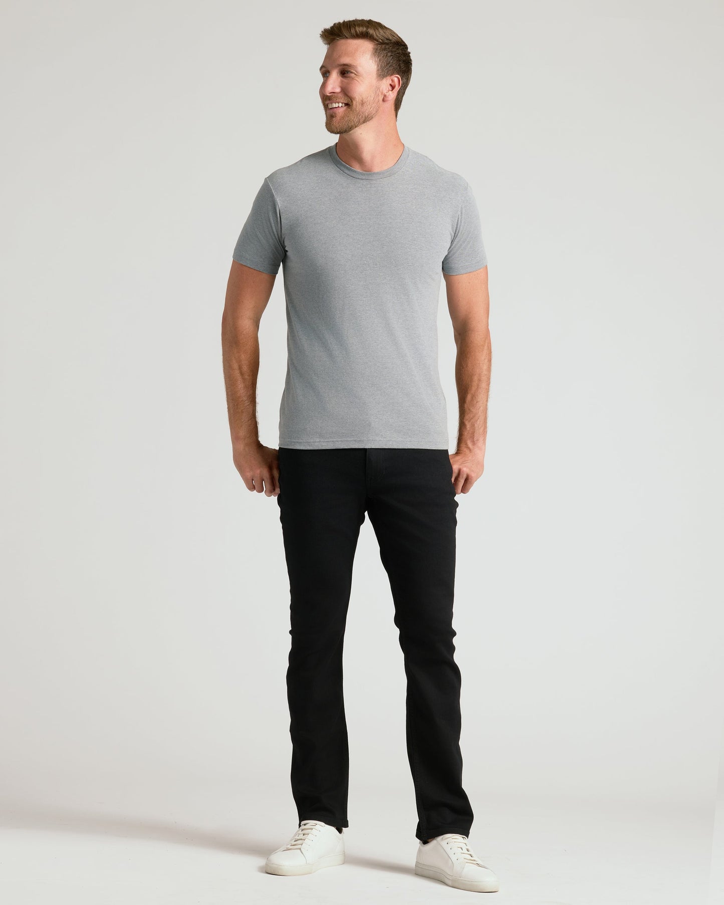 Heather Gray Classic Crew Neck