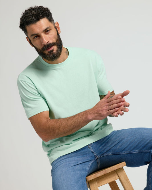 Heather Mist Classic Crew Neck