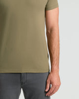 Military Green Classic Crew Neck