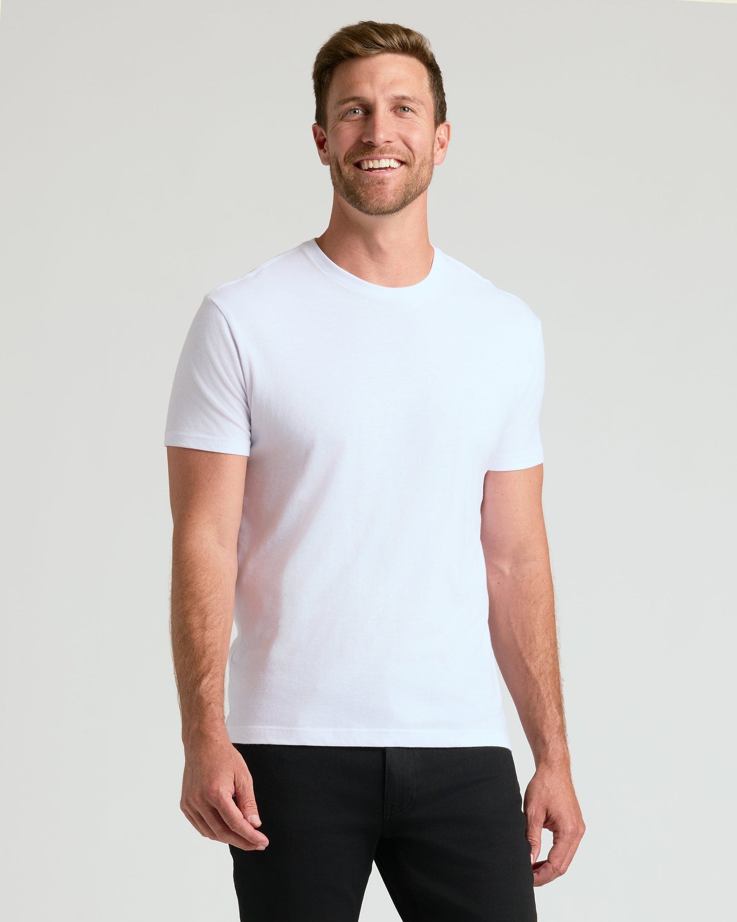 White Classic Crew Neck