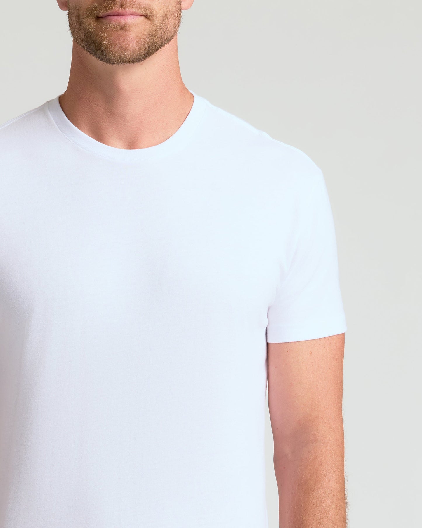 White Classic Crew Neck