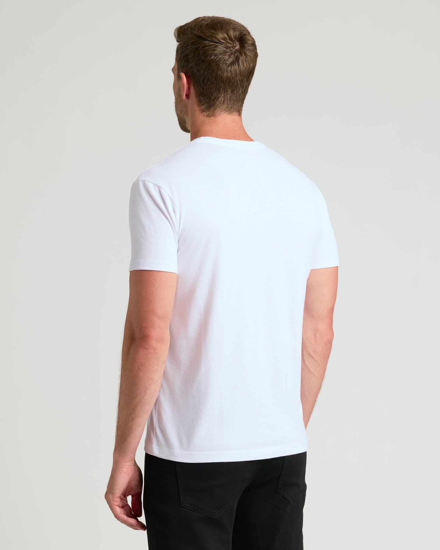 White Classic Crew Neck