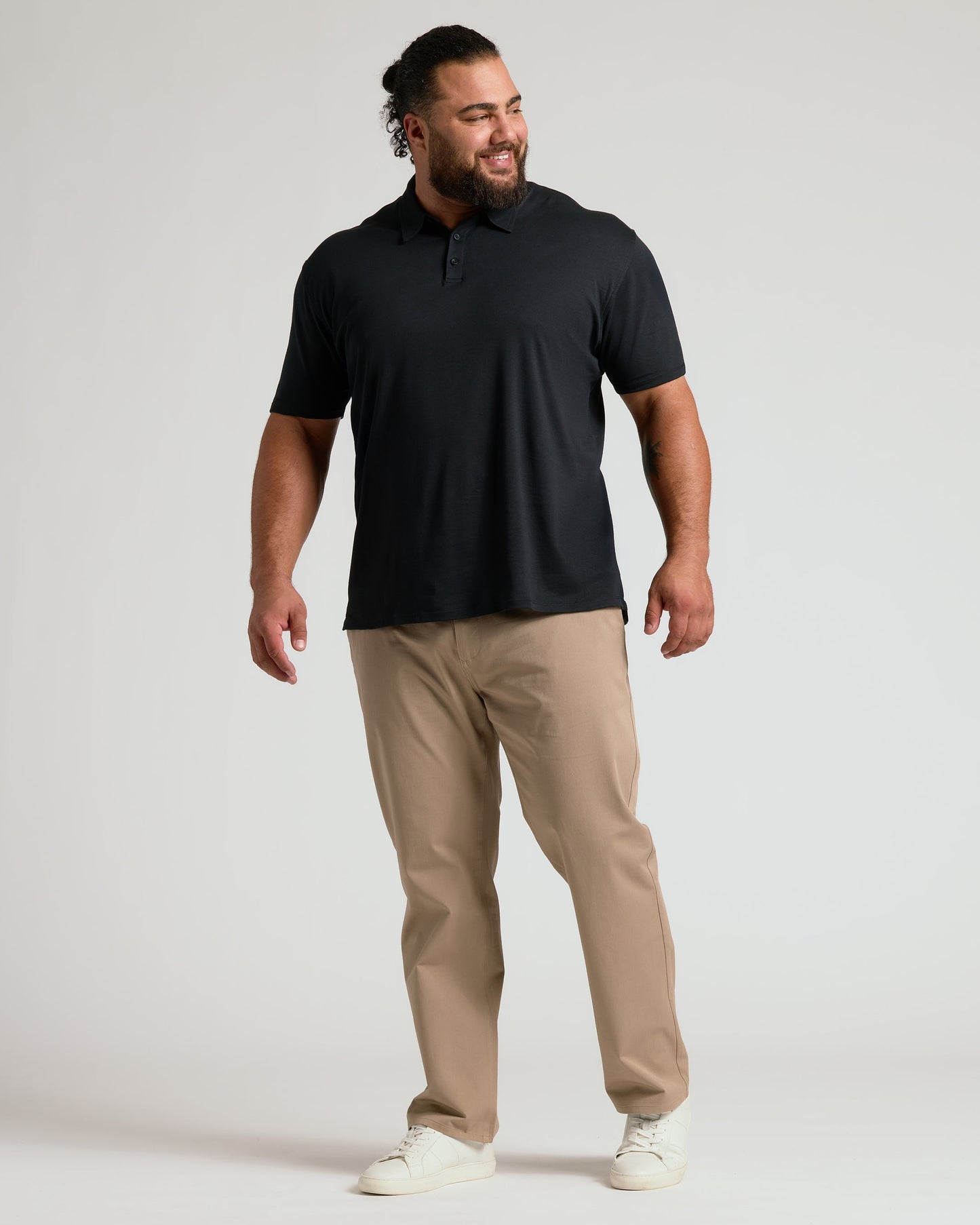 Black Pima Polo