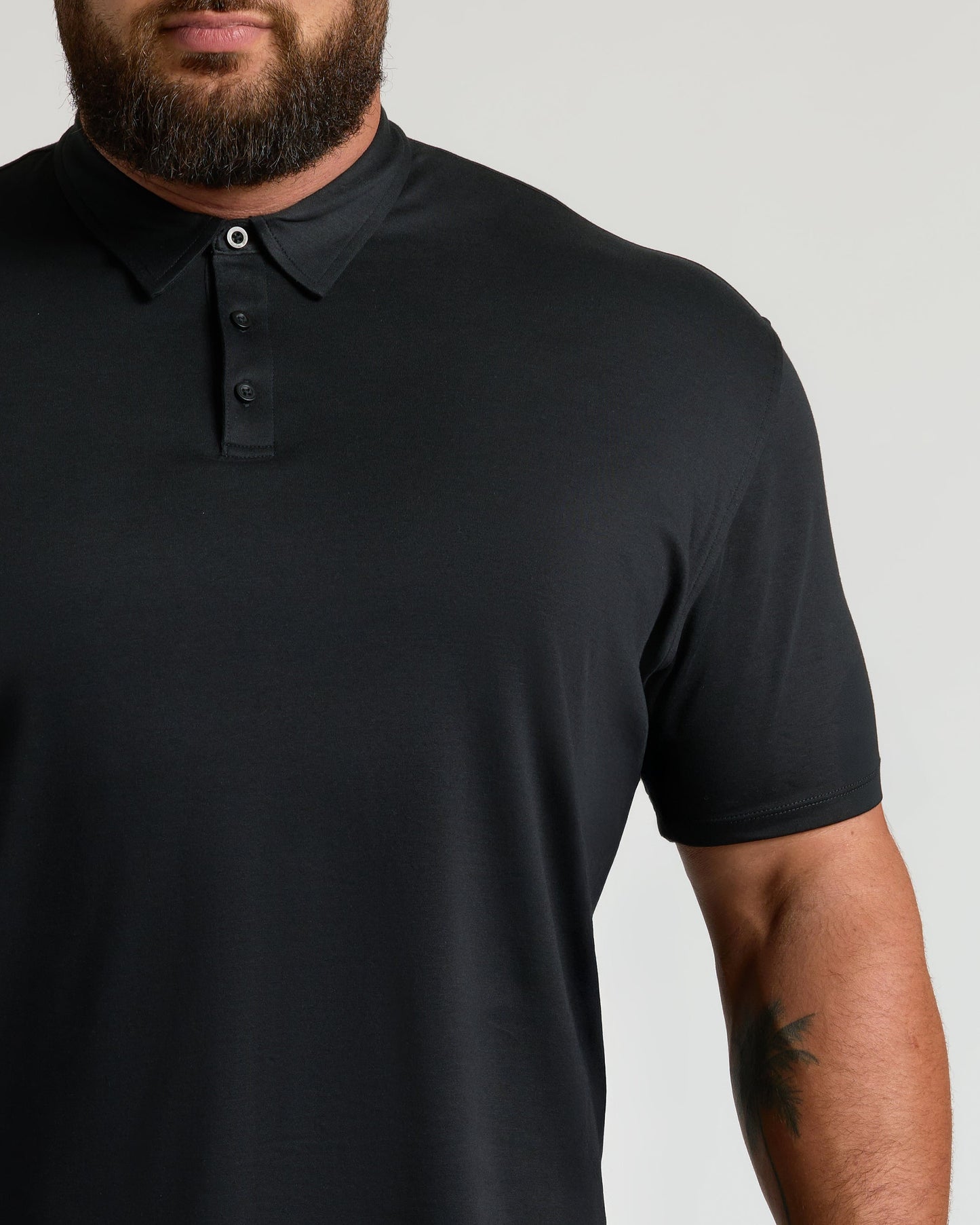 Black Pima Polo