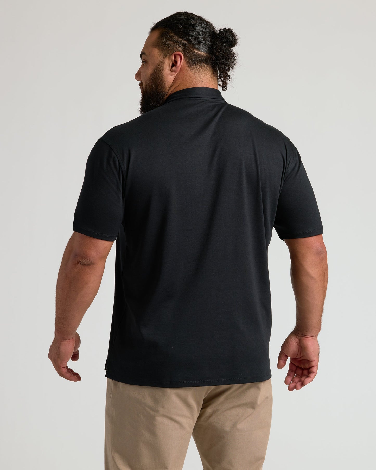 Black Pima Polo