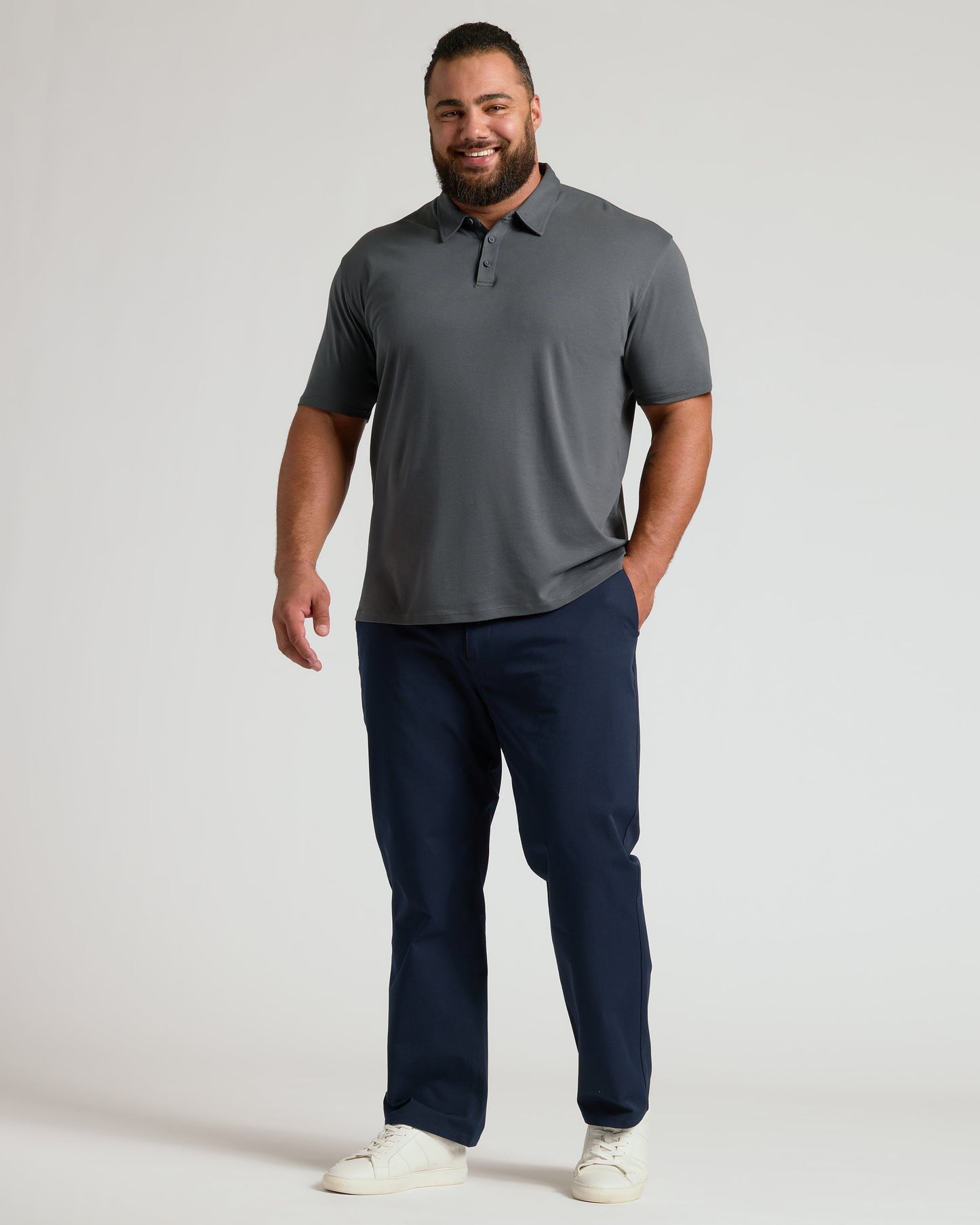Carbon Pima Polo