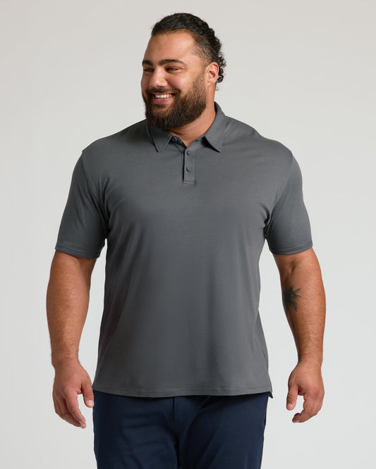 Carbon Pima Polo