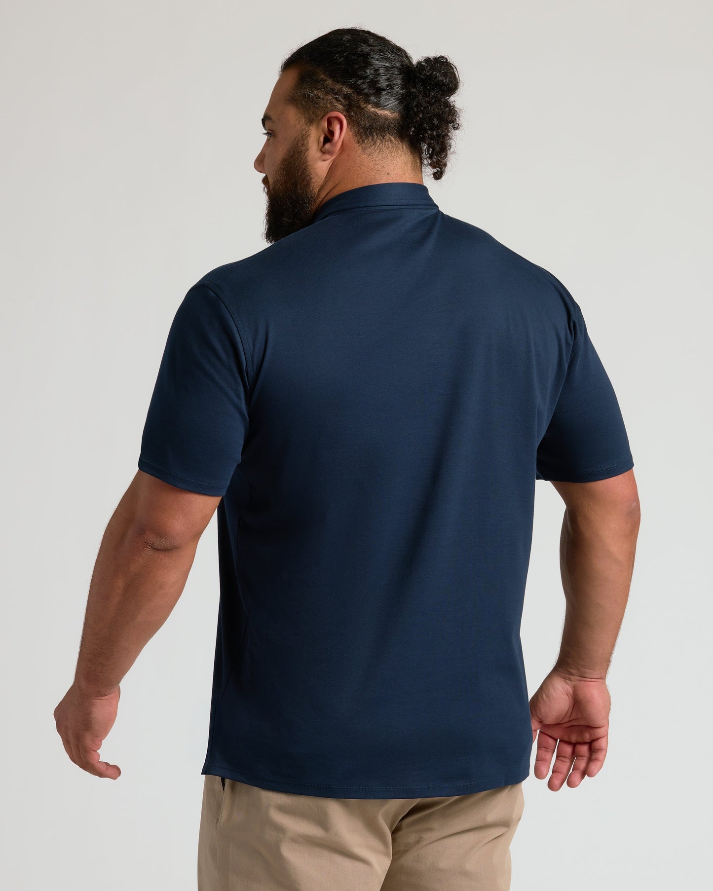 Navy Pima Polo