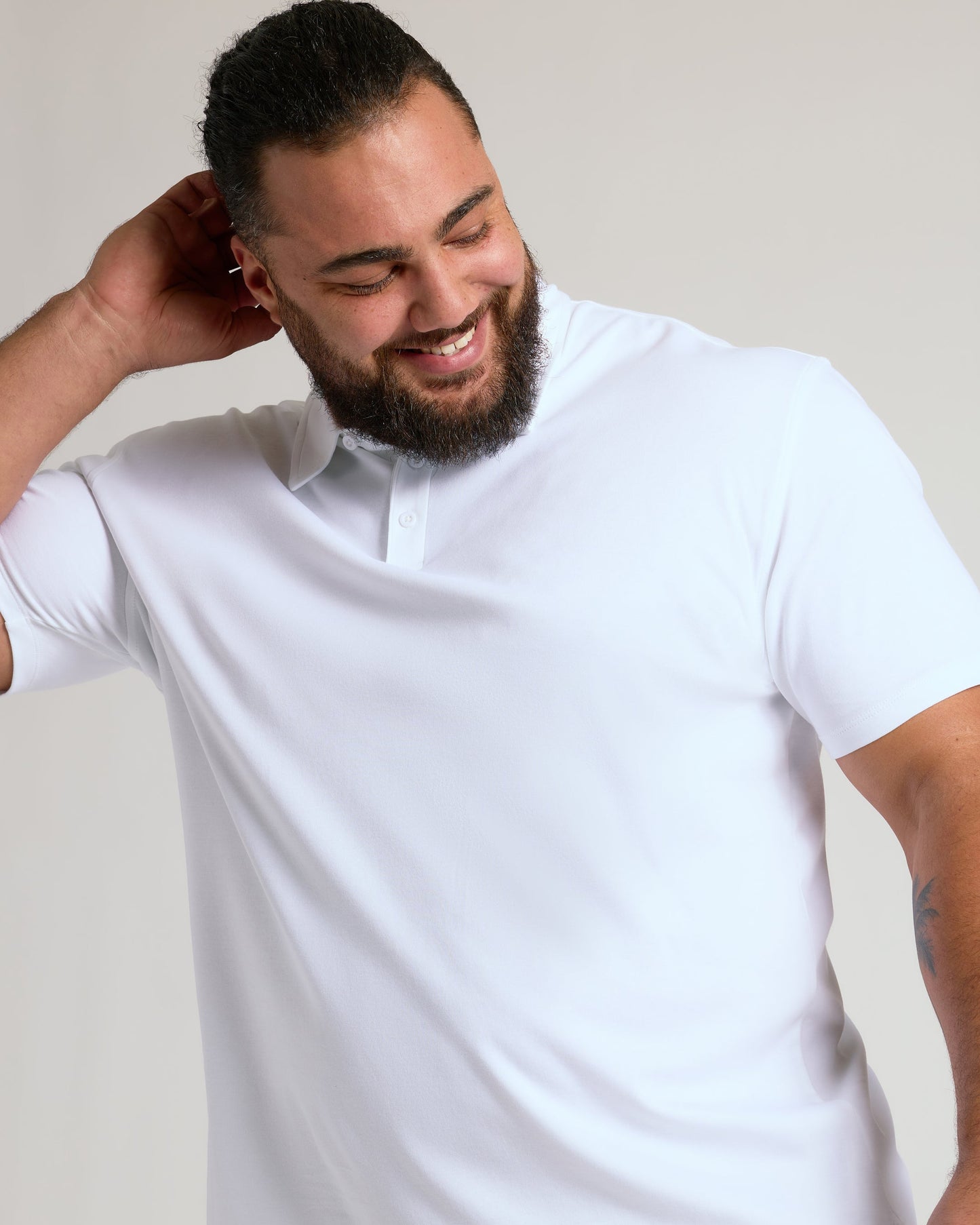 White Pima Polo