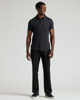 Black Short Sleeve Comfort Knit Shirt