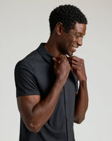 Black Short Sleeve Comfort Knit Shirt