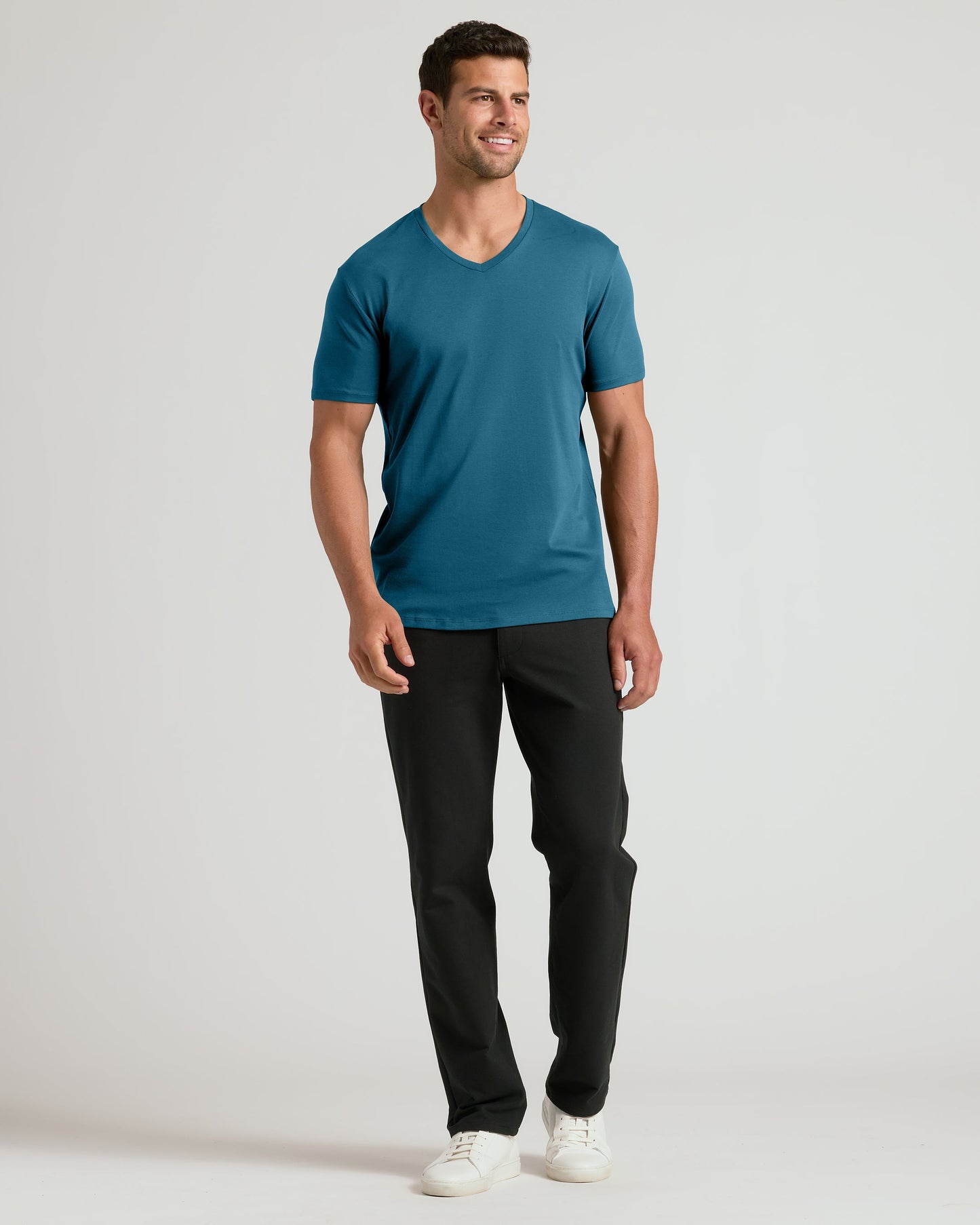 Lagoon Pima V-Neck