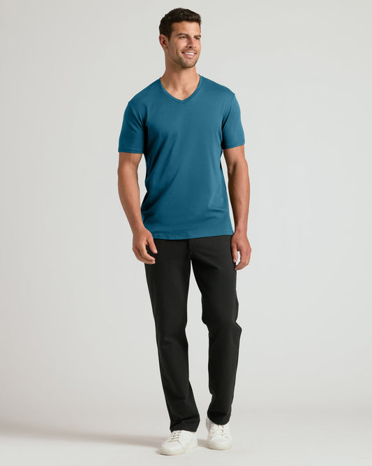 Lagoon Pima V-Neck