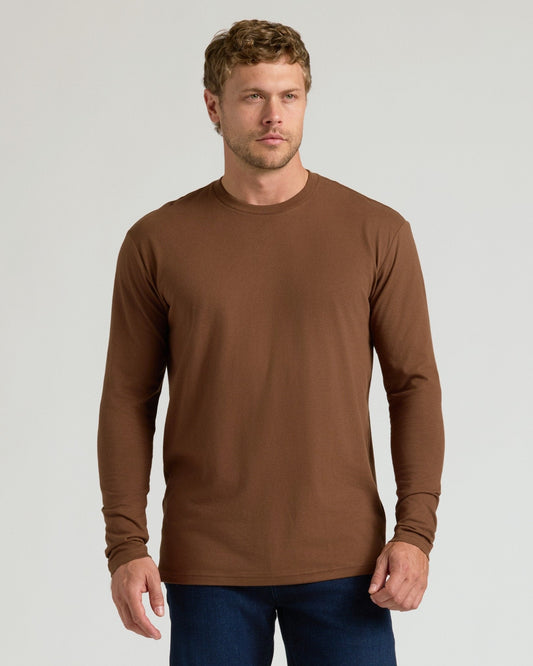 Sepiawood Classic Long Sleeve Crew Neck