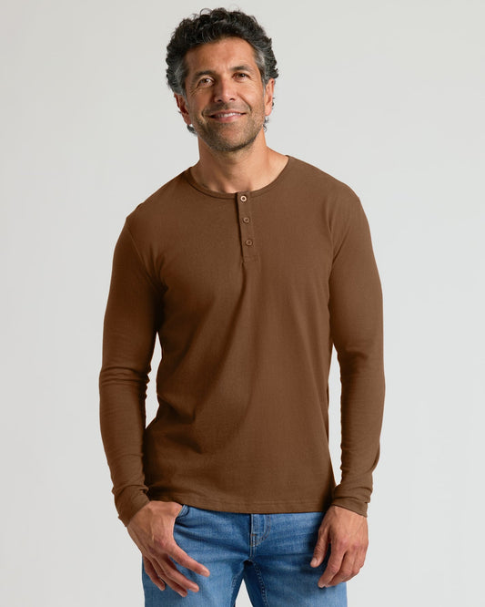 Sepiawood Classic Long Sleeve Henley