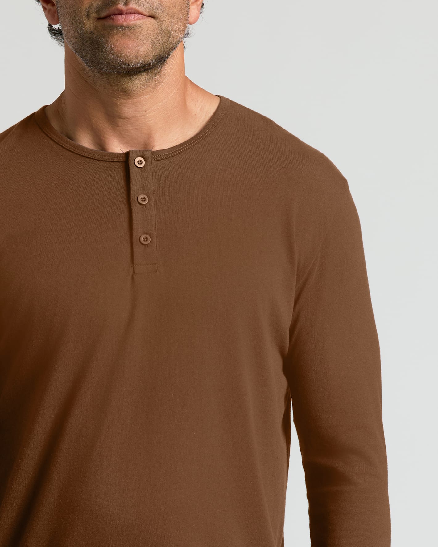 Sepiawood Classic Long Sleeve Henley
