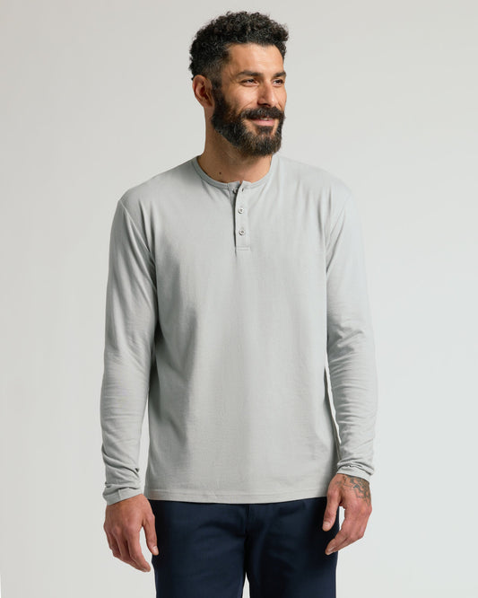 Steel Classic Long Sleeve Henley
