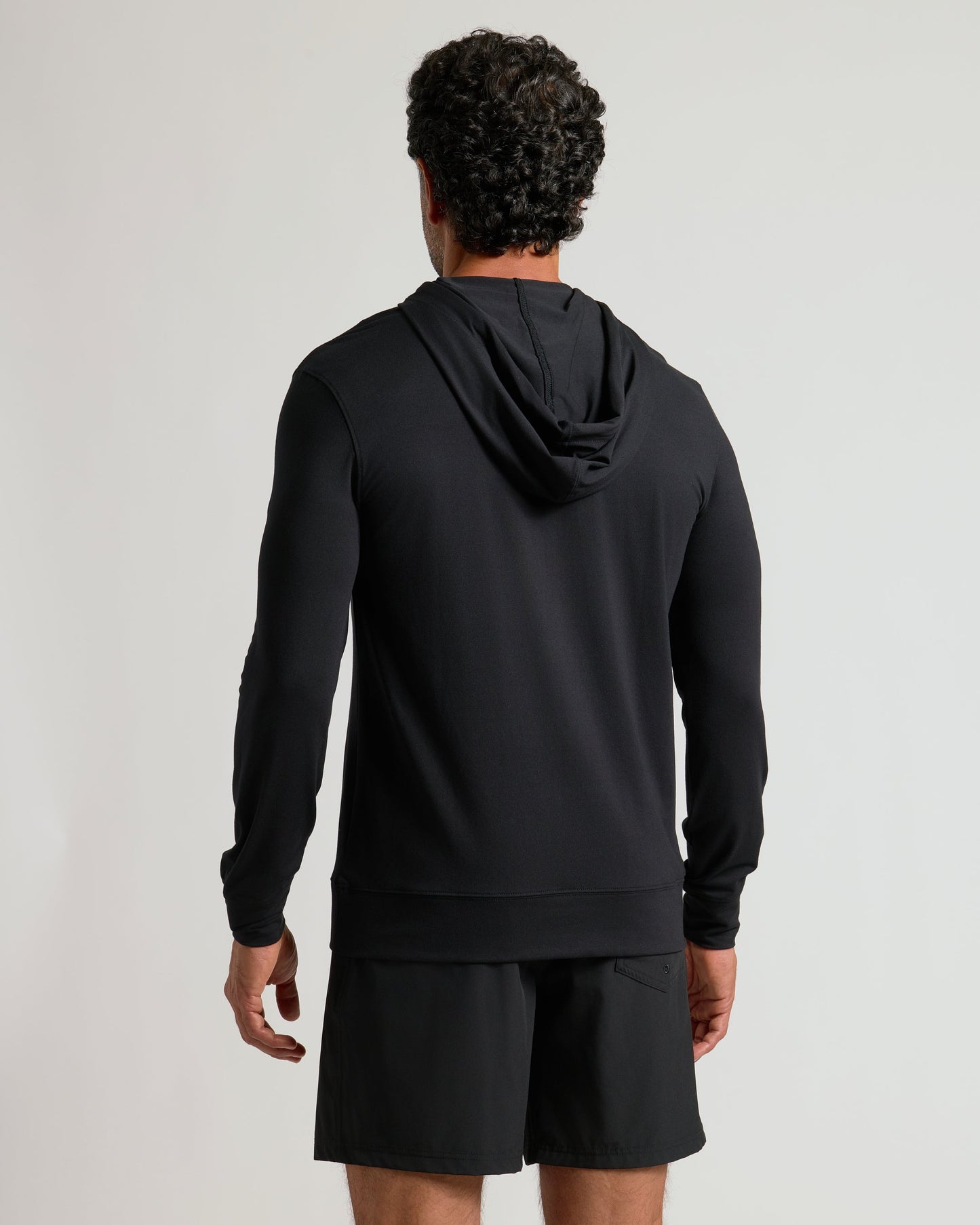 Black Active Comfort Pullover Hoodie