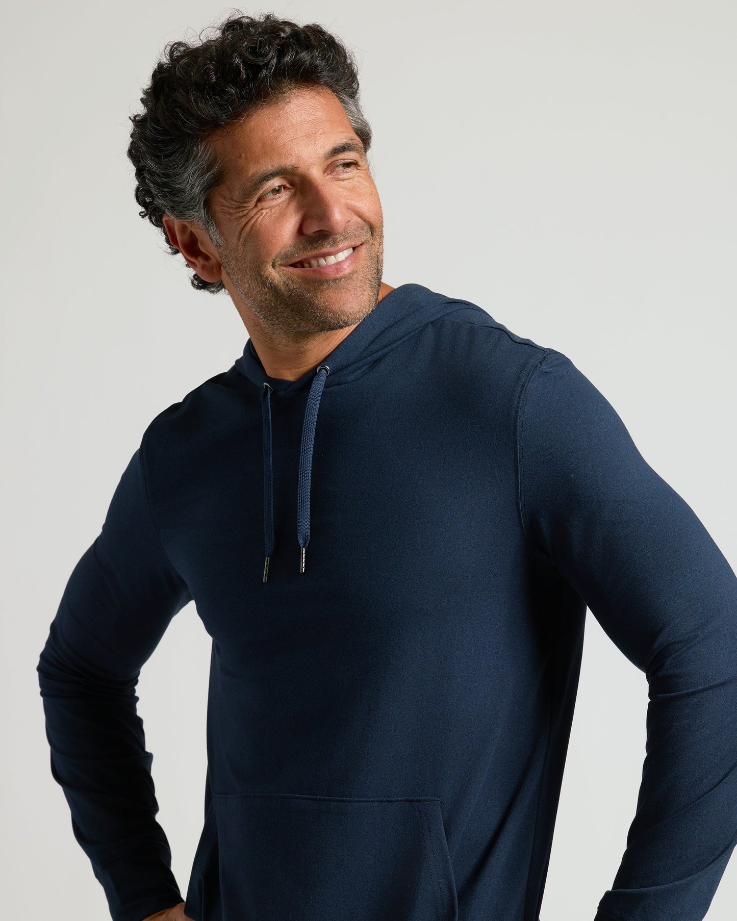 Heather Navy Active Comfort Pullover Hoodie