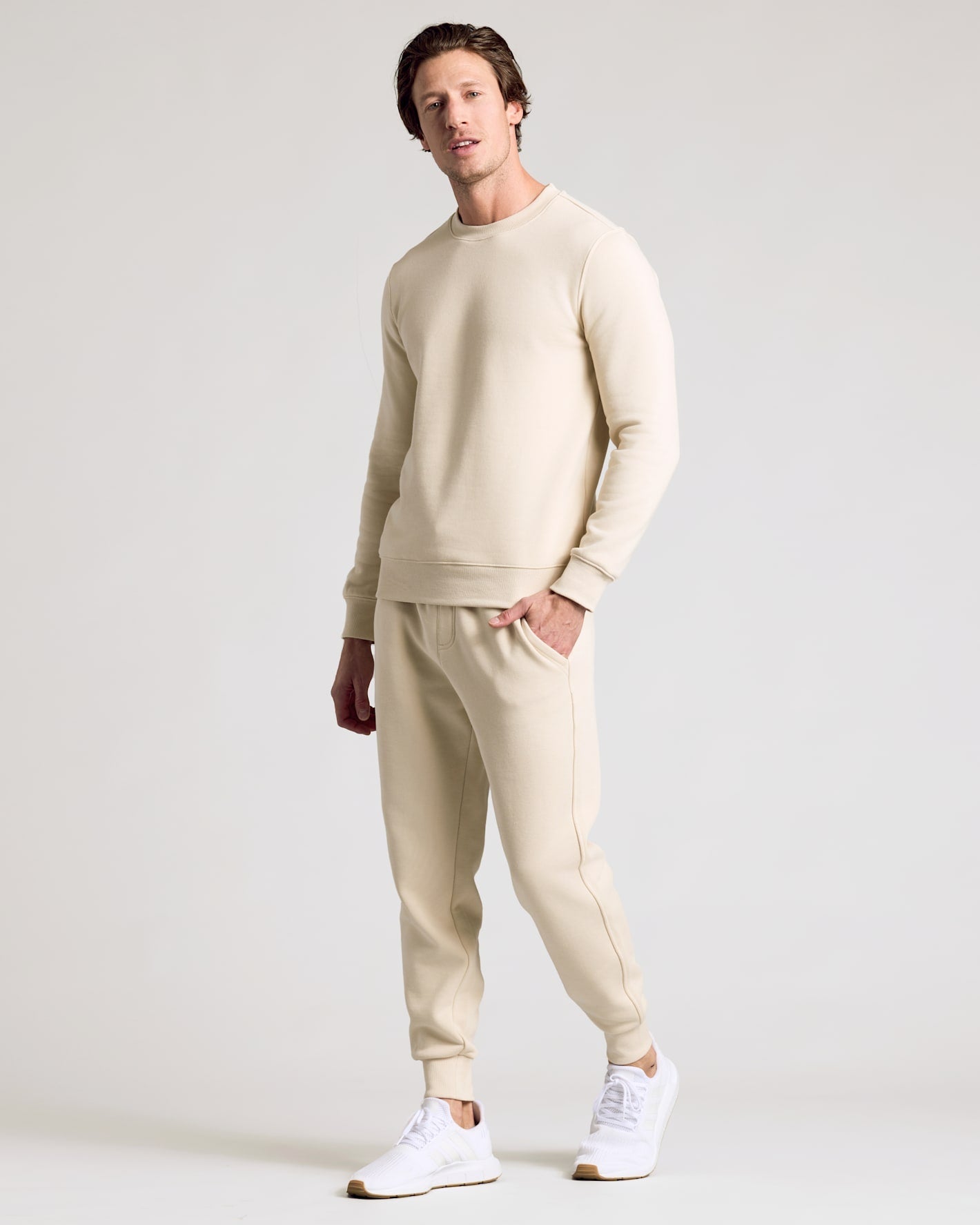 Dune Fleece French Terry Pullover Crew Neck