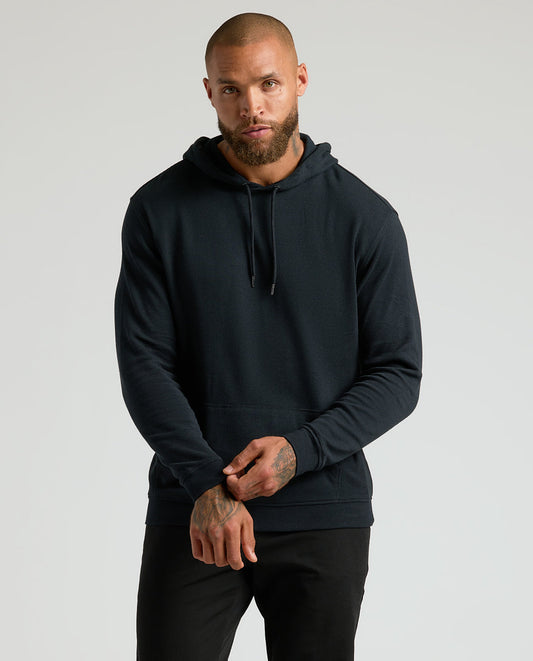 Black Waffle Hoodie