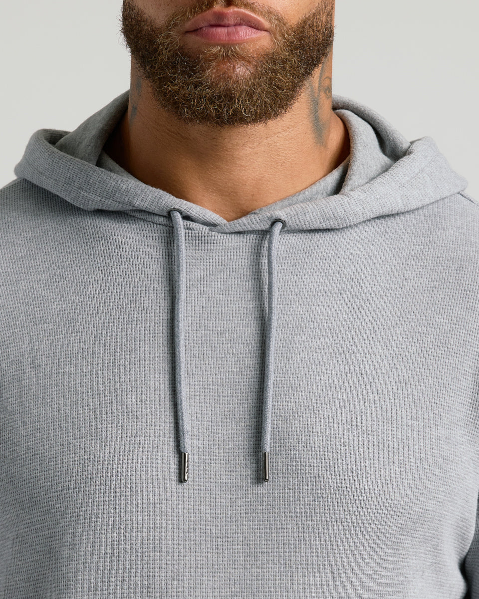 Heather Gray Waffle Hoodie