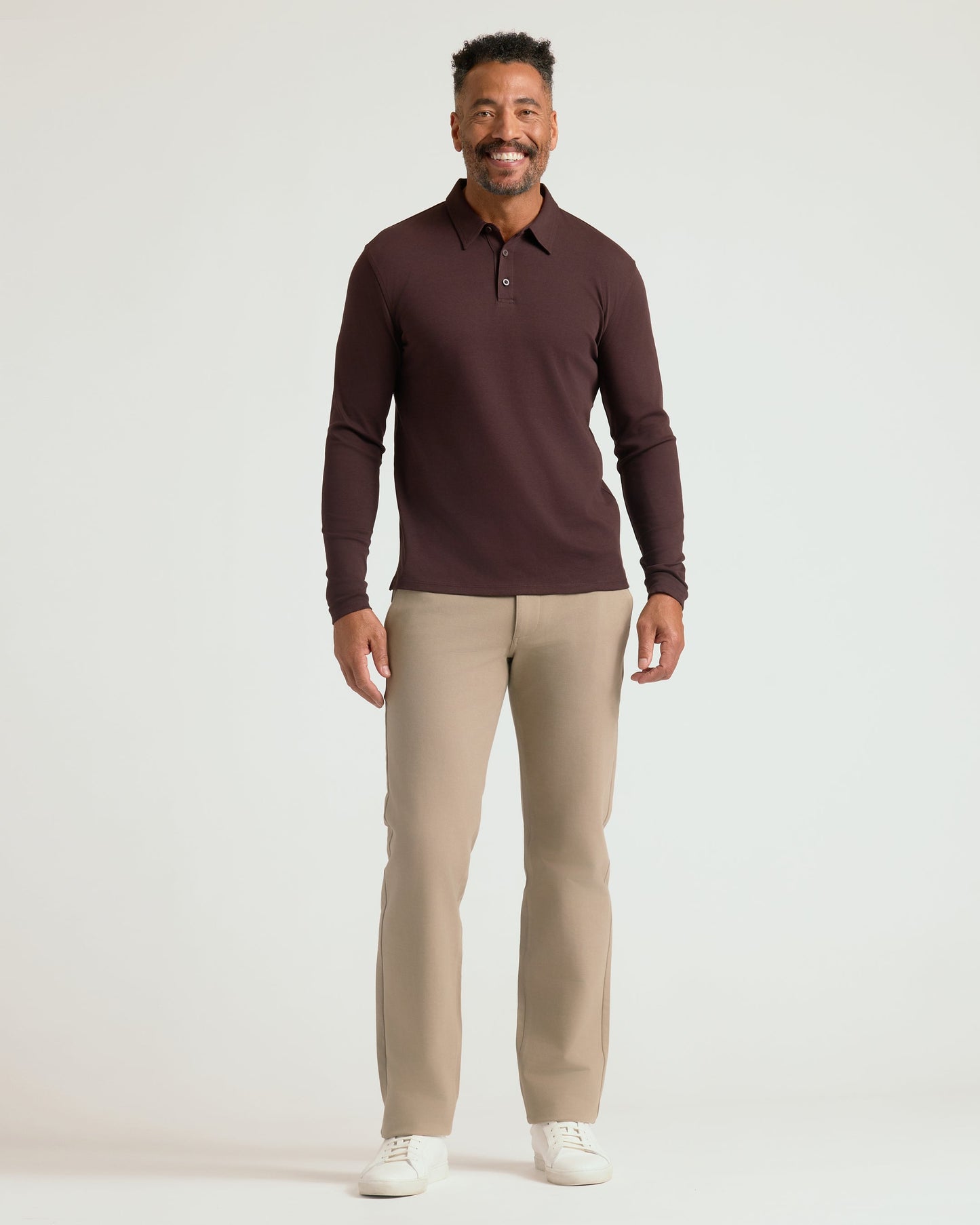 Java Long Sleeve Premium Pima Polo