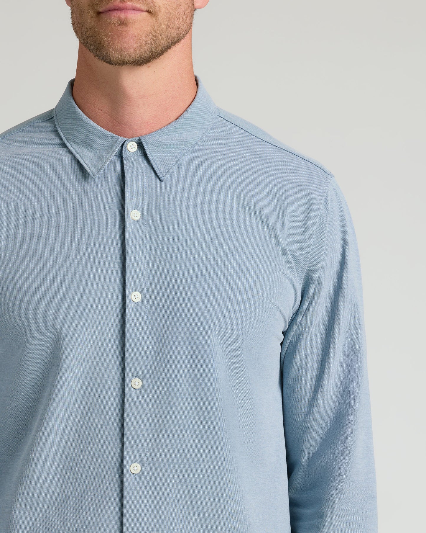Blue Classic Stretch Oxford 2.0