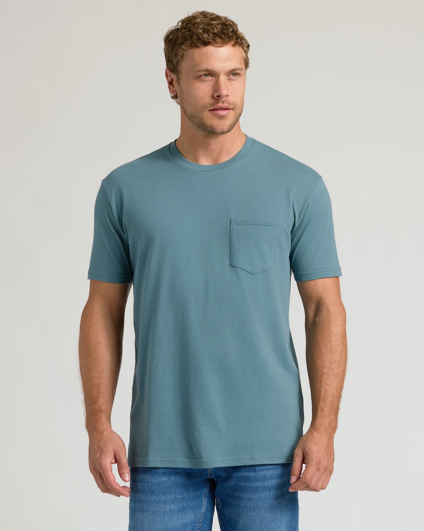 Ashblue Pocket Crew Tee