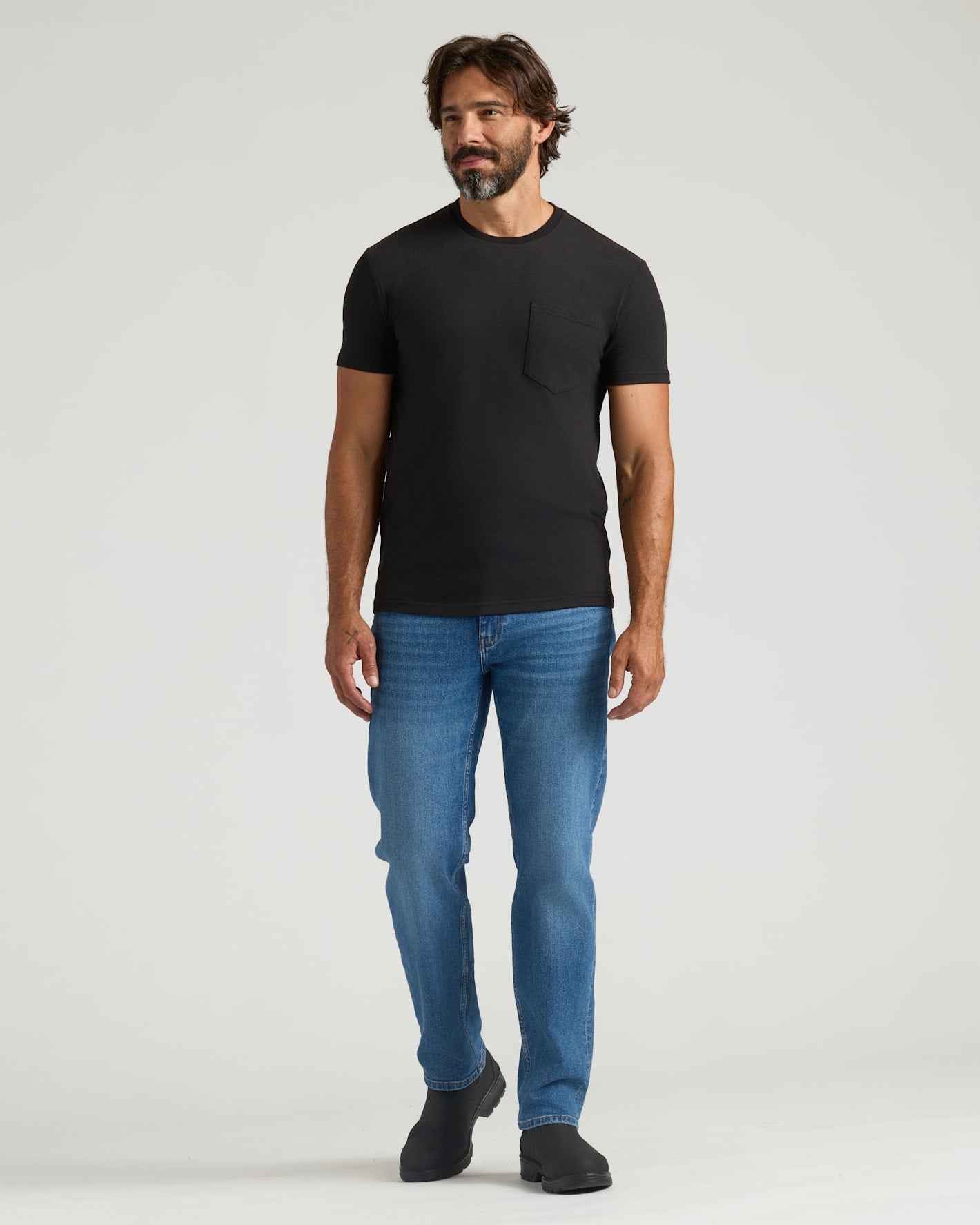 Black Heavyweight Pocket Crew