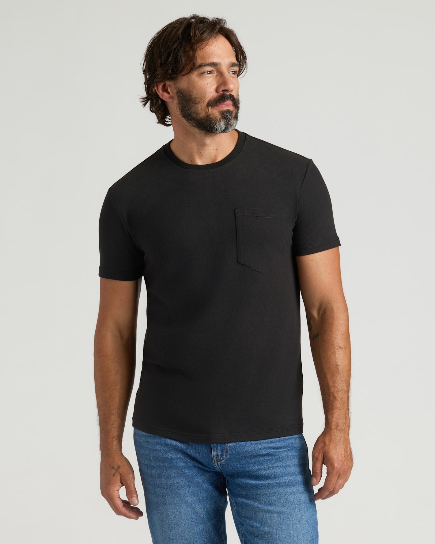 Black Heavyweight Pocket Crew