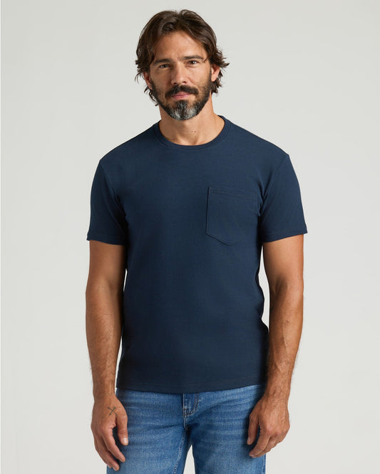 Navy Heavyweight Pocket Crew