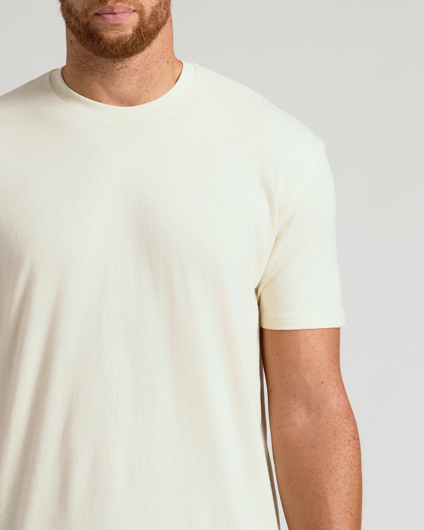 Alabaster Tall Straight Hem Crew Neck T-Shirt