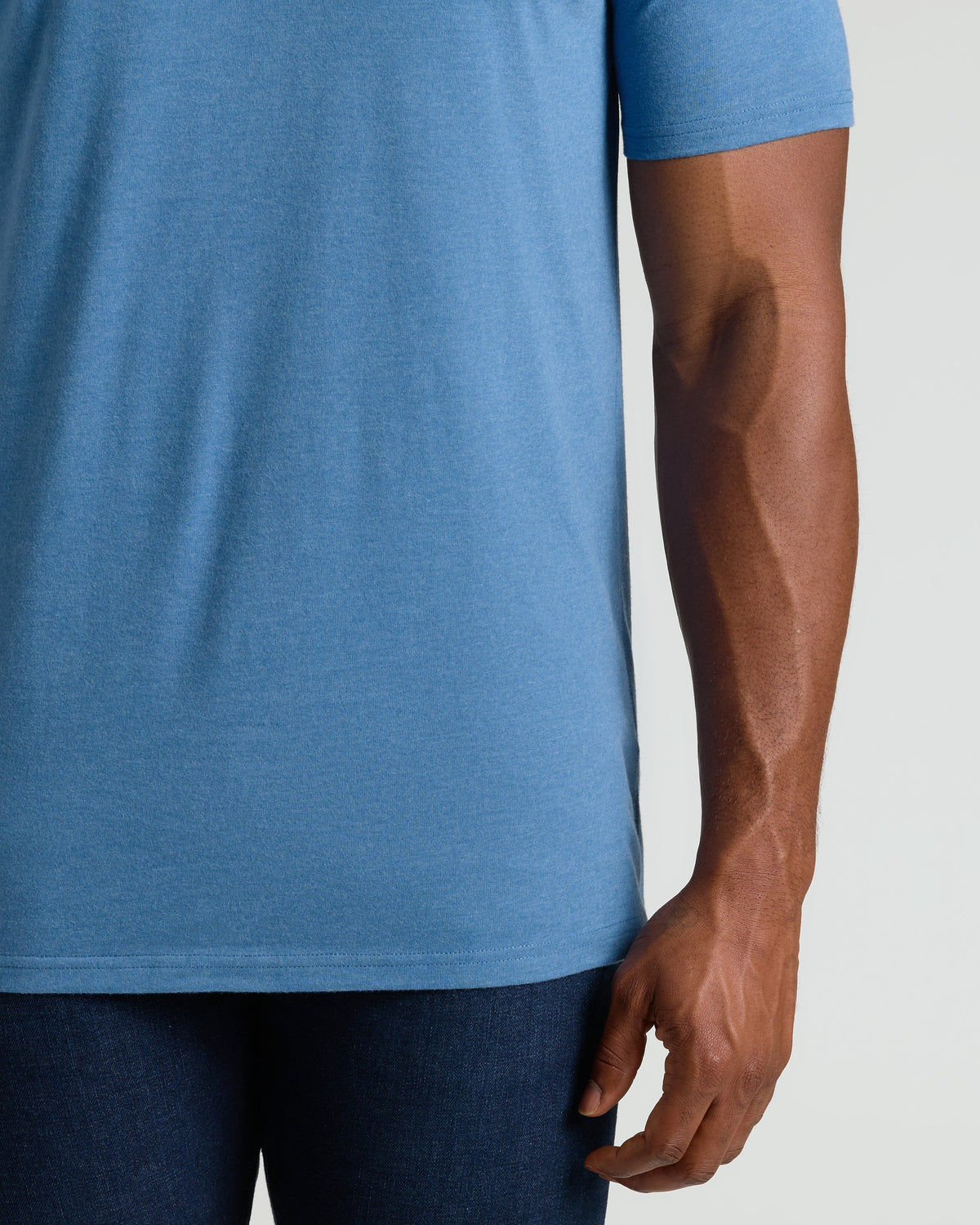 Dark Heather Blue Lake Tall Classic V-Neck