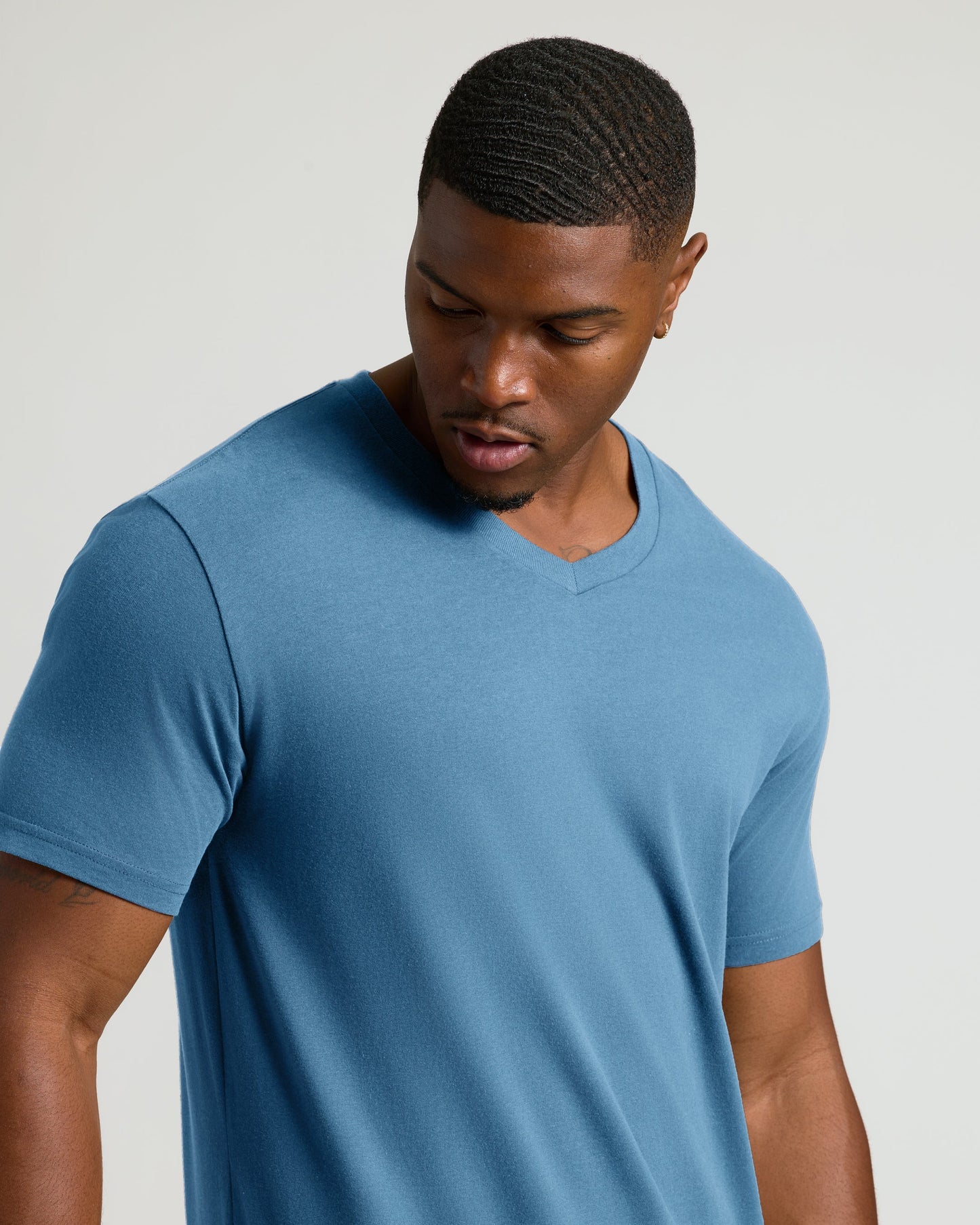 Indigo Tall Short Sleeve Classic V-Neck