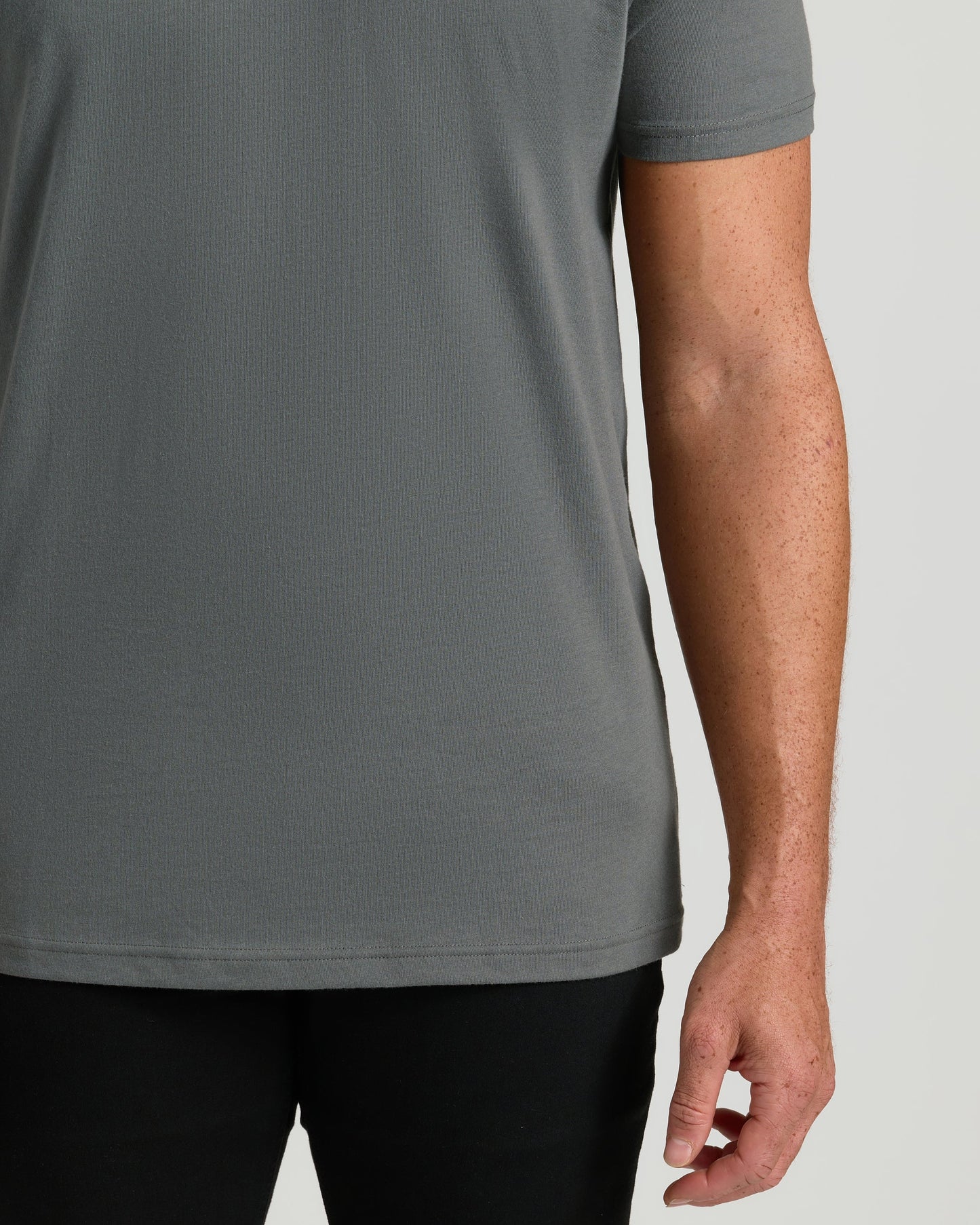 Carbon Tall Short Sleeve Classic V-Neck
