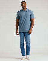Dark Heather Tempest Short Sleeve Tall Polo